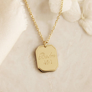 Psalm 46:1 Necklace, God Is Our Refuge and Strength