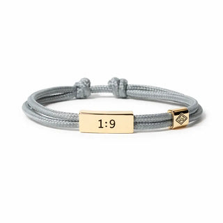Sentiment Cord Bracelet-Joshua 1:9, With You Always