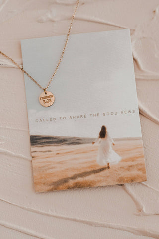 Called Disc Necklace