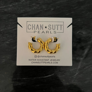 Small Twist Hoop