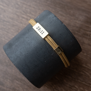 Sentiment Cord Bracelet-Jeremiah 29:11, Trust the Process