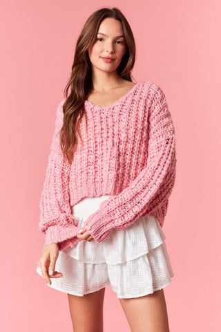 Rosewood Chunky Knit