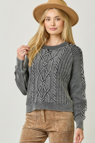 Fireside Cable Knit Sweater