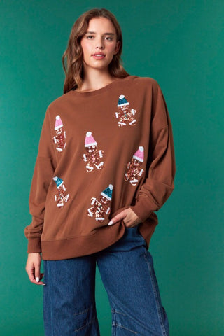 Gingerbread Man Pullover