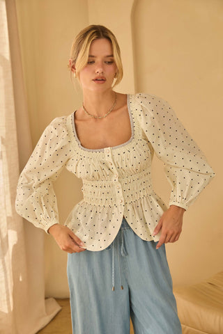 Parisian Peplum Blouse