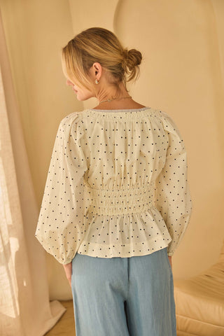 Parisian Peplum Blouse