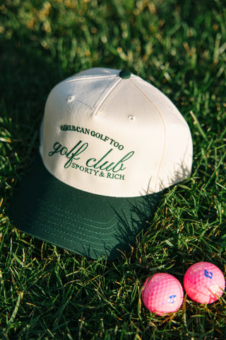 Girls Can Golf Too Golf Club Sporty And Rich Hat