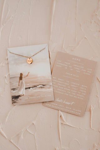 Hope Disc Necklace