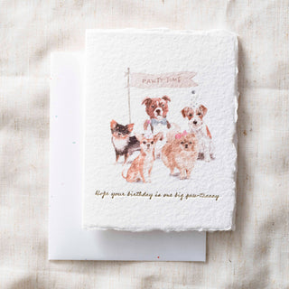 Birthday Paw-tay Dogs | Eco-Friendly Greeting Card