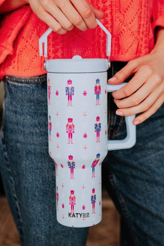 Nutcracker Light Blue Tumbler Cup