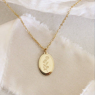 Isaiah 40:8 Necklace, Flower Necklace