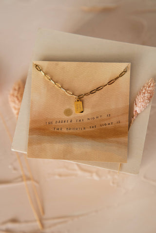 True Light Mini Tag Necklace