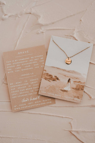 Brave Disc Necklace