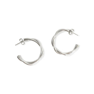 Timeless Hoops Silver or Gold Waterproof