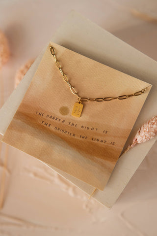 True Light Mini Tag Necklace