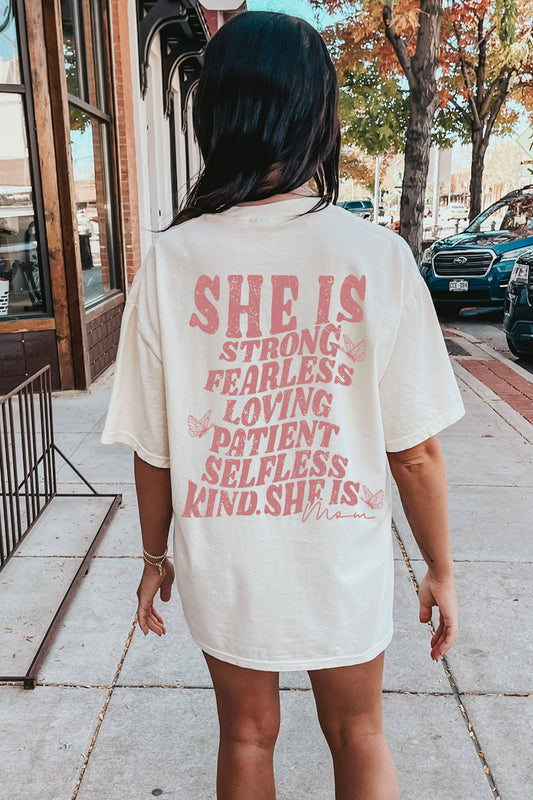 SHE IS MOM Graphic Tee