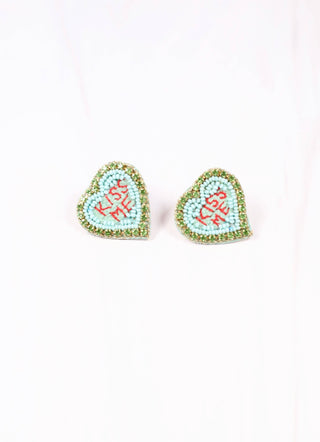 Heart Message Earring