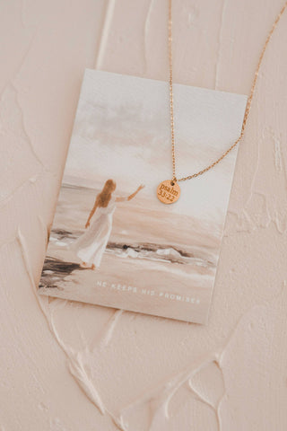 Hope Disc Necklace