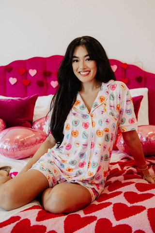 Candy Hearts Valentine's Day PJ Set