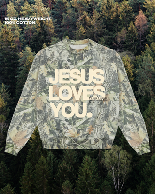 Jesus Loves You Camo Crew