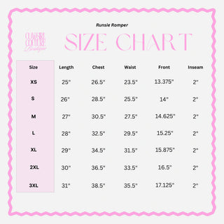 Runsie Romper Preorder *
