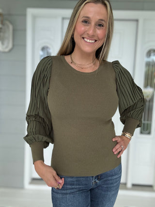 Moss Knit Blouse