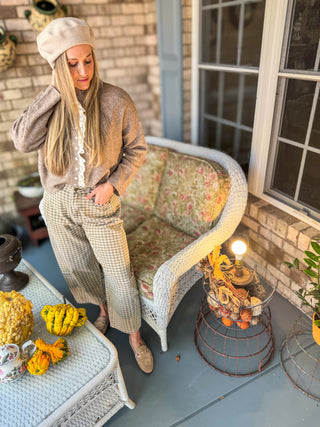 Grace Plaid Check Pant