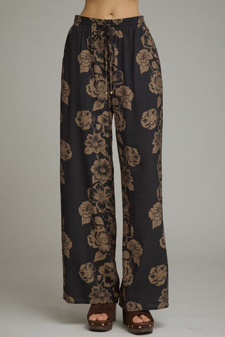 Black Copper Floral Set