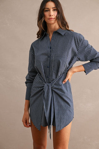 Risky Business Shirt Dress/Tunic