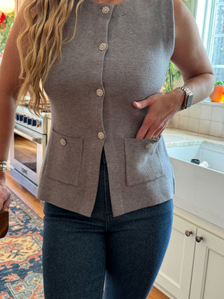 Shimmer Sweater Vest
