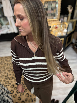 The Aspen Stripe Sweater