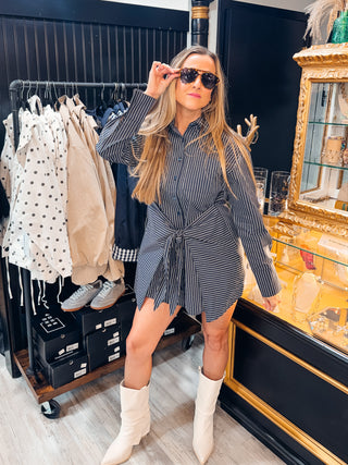 Risky Business Shirt Dress/Tunic