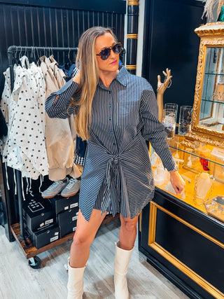 Risky Business Shirt Dress/Tunic