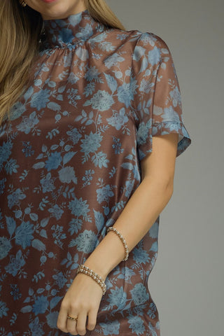Mocha Bloom Dress