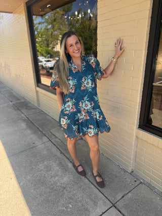 Teal Me More Dress