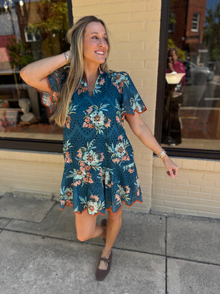 Teal Me More Dress
