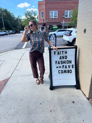 The Autumn Romance Blouse