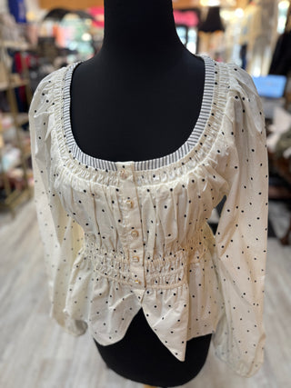 Parisian Peplum Blouse