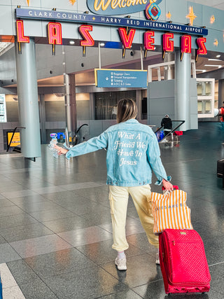 What a Friend In Jesus Denim Jacket