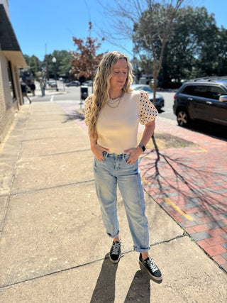 Soft Touch Polko Dot Blouse