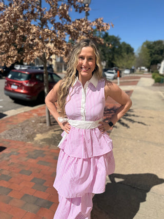 Blush Picnic Tiered Dress