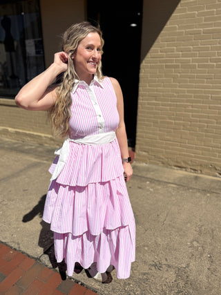 Blush Picnic Tiered Dress