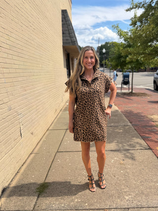Sporty Leopard Dress