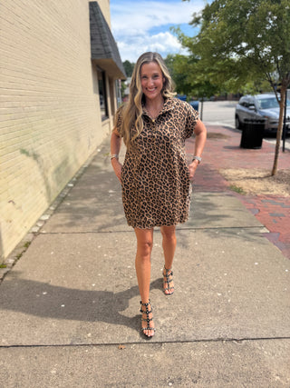 Sporty Leopard Dress