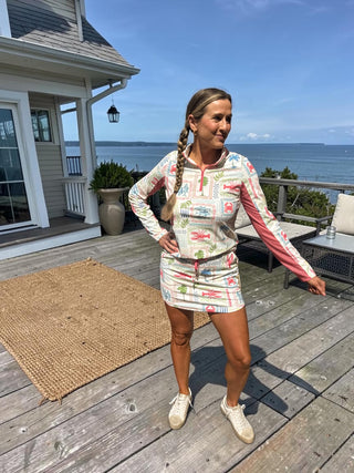 The Seabreeze Quarter Zip Top