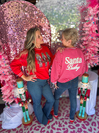 Red Ya'll Are Nuts Pullover