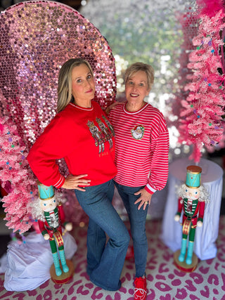 Red Ya'll Are Nuts Pullover