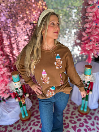 Gingerbread Man Pullover