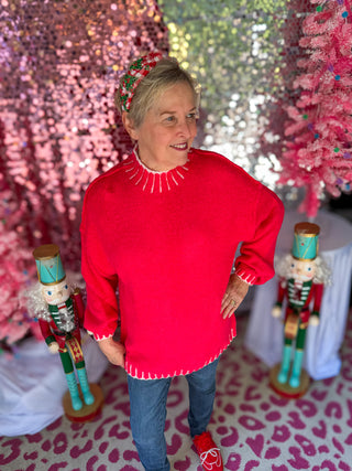 Red Red Reindeer Sweater