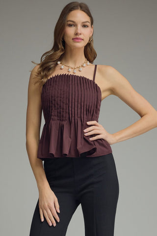 The Paris Pleat Top